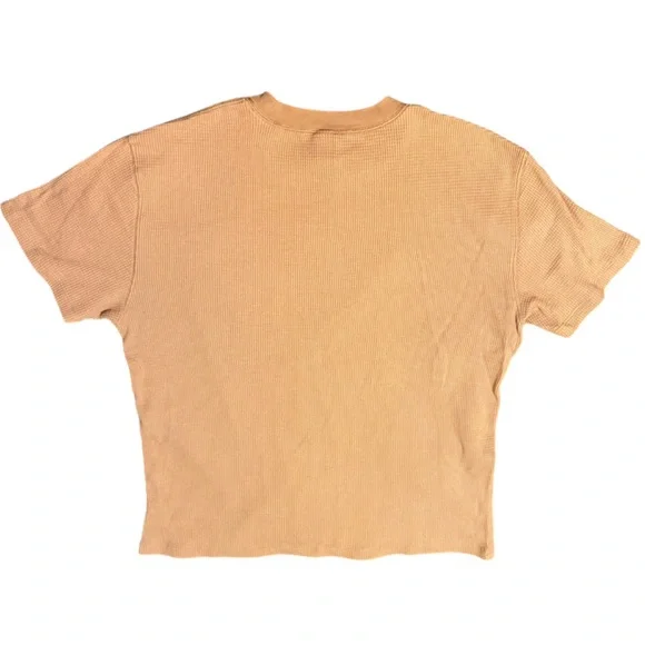 Aritzia TNA Waffle Knit Thermal Tee - Picture 3 of 8